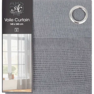 C&C Absolu Chic Voile Gordijn Beige,Grijs,Wit Shop