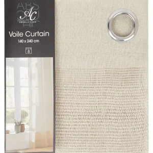 C&C Absolu Chic Voile Gordijn Beige,Grijs,Wit Shop