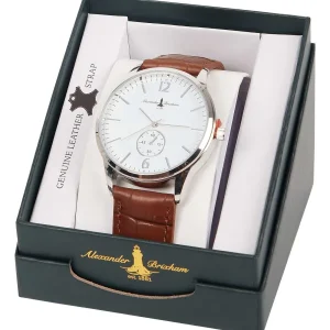 Merk Alexander Brixham Horloge Bruin,Zwart Discount