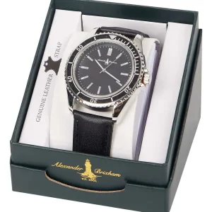 Merk Alexander Brixham Horloge Bruin,Zwart Discount