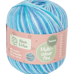 Alison & Mae Essentials Haakgaren Fine Blauw,Geel,Groen,Paars,Roze,Wit Store