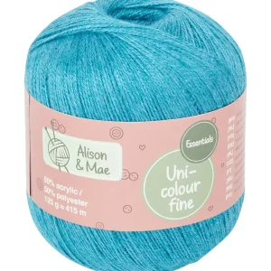 Alison & Mae Essentials Haakgaren Fine Blauw,Geel,Groen,Paars,Roze,Wit Store