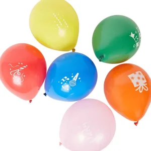 Merk Ballonnen Met Print Blauw,Groen,Meerkleurig,Rood Sale