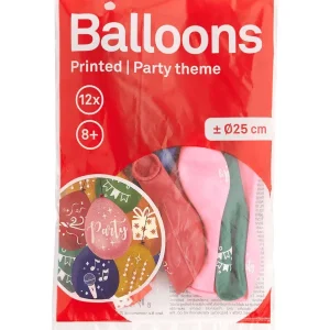 Merk Ballonnen Met Print Blauw,Groen,Meerkleurig,Rood Sale