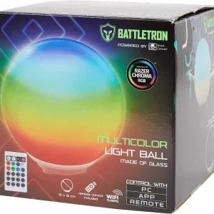 Battletron Gaming Lichtbol Razer Chroma Wit Flash Sale