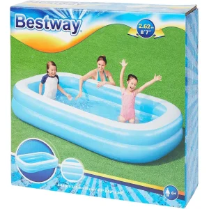 Bestway Opblaasbaar Zwembad Blauw Cheap