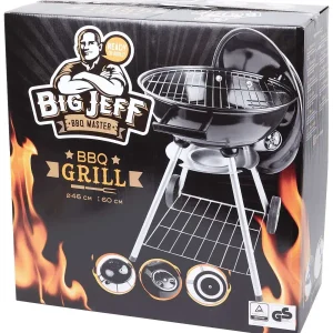 Big Jeff Barbecue Op Wielen Zwart Best