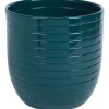 Merk Bloempot Blauw Clearance