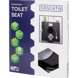 Cascata Softclose Toiletbril Wit,Zwart Best Sale