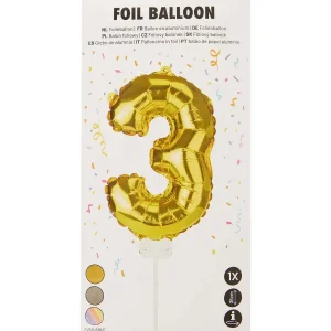 Merk Cijfer Folieballon Koper,Goud,Zilver Fashion