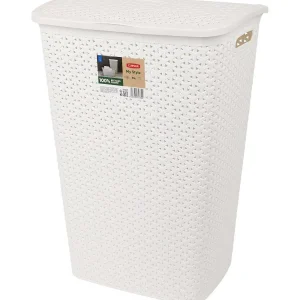 Curver Rattan Wasmand Zwart,Wit Online