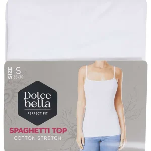 Dolce Bella Spaghetti-Top Wit Fashion