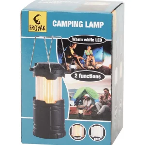 Froyak Campinglamp Zwart Shop