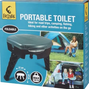 Froyak Draagbaar Toilet Grijs Outlet