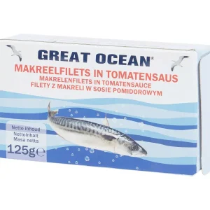 Big Jeff Great Ocean Makreelfilet In Tomatensaus Rood Sale