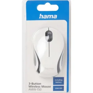 Hama Optische Mini-Muis Wit,Zwart Clearance