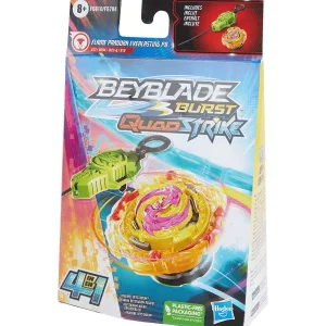 Hasbro Beyblade Burst Quad Strike Tol Blauw,Geel,Rood,Zwart Best Sale