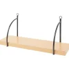 Merk Home Accents Bamboe Wandplank Zwart,Bruin Online