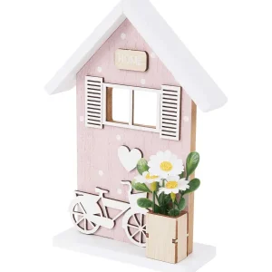 Merk Home Accents Decoratiehuisje Blauw,Groen,Roze New