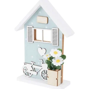 Merk Home Accents Decoratiehuisje Blauw,Groen,Roze New