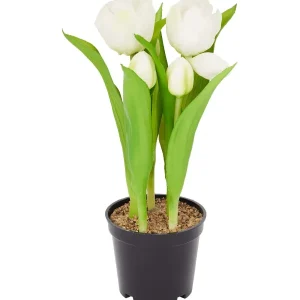 Merk Home Accents Kunsttulpen In Pot Geel,Meerkleurig,Rood,Roze,Wit Discount