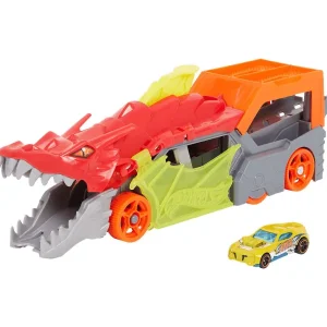 Hot Wheels City Draak Stuntwagen Grijs,Oranje,Rood,Geel,Meerkleurig Fashion