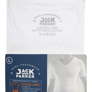 Jack Parker Extra Lang T-Shirt Wit New