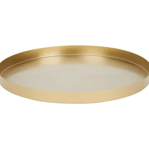 Merk Metalen Onderbord Beige,Goud,Groen Discount