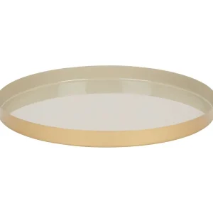 Merk Metalen Onderbord Beige,Goud,Groen Discount