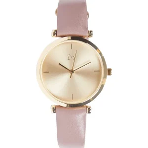 Merk My Time Horloge Roze,Zwart Flash Sale