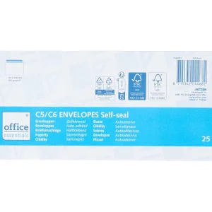 Office Essentials Enveloppen C5/6 Wit Outlet