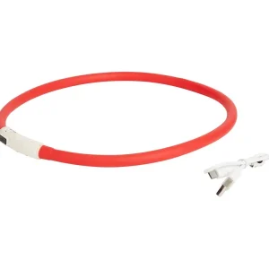 Merk Oplaadbare Led-Halsband Blauw,Rood Clearance