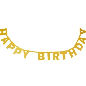 Merk Party Universe Slinger Happy Birthday Goud,Meerkleurig,Roze,Zilver Sale