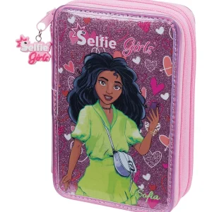 Edding Selfie Girls Gevulde Etui Print,Roze Fashion