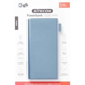 Sitecom Powerbank Blauw,Grijs,Zwart Best Sale