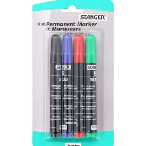 Edding Stanger Permanent Markers Zwart,Blauw,Groen,Rood Flash Sale