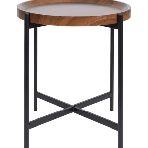 Merk Studio Home Ronde Bijzettafel Zwart,Bruin Best