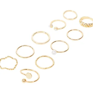 Merk Trendz Ringenset Goud,Zilver Fashion