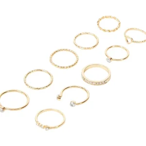 Merk Trendz Ringenset Goud,Zilver Fashion