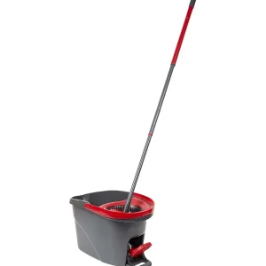 Vileda Spinmop Easy Wring & Clean Zwart,Rood Cheap