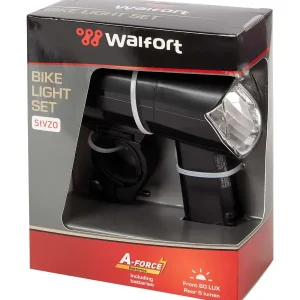 Walfort Fietsverlichting-Set Zwart,Wit Cheap